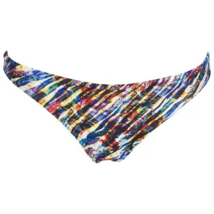 WOMEN'S REAL BRIEF BIKINI BOTTOM - BLACK MULTI/BLACK