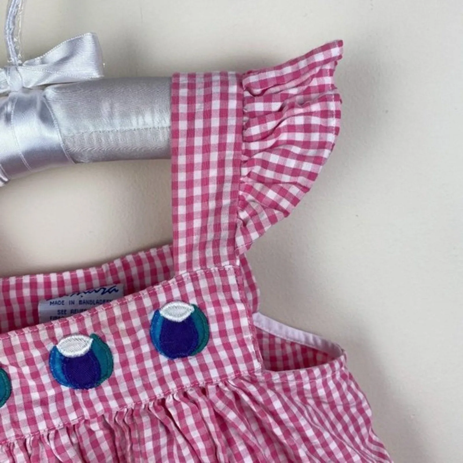 Worth Every Penny Vintage Samara Pink Gingham Seal Dress 24 Months  Limited Release!