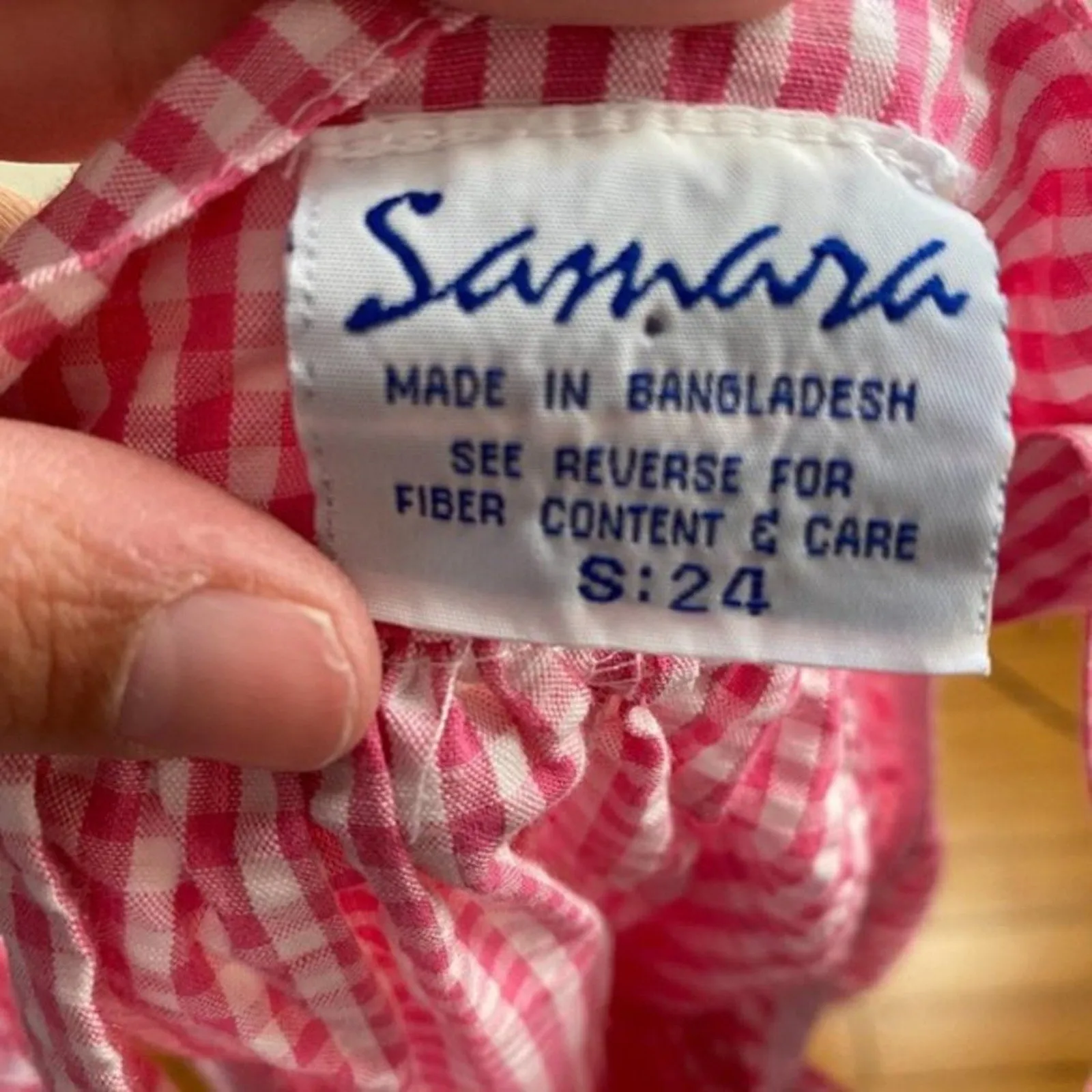 Worth Every Penny Vintage Samara Pink Gingham Seal Dress 24 Months  Limited Release!