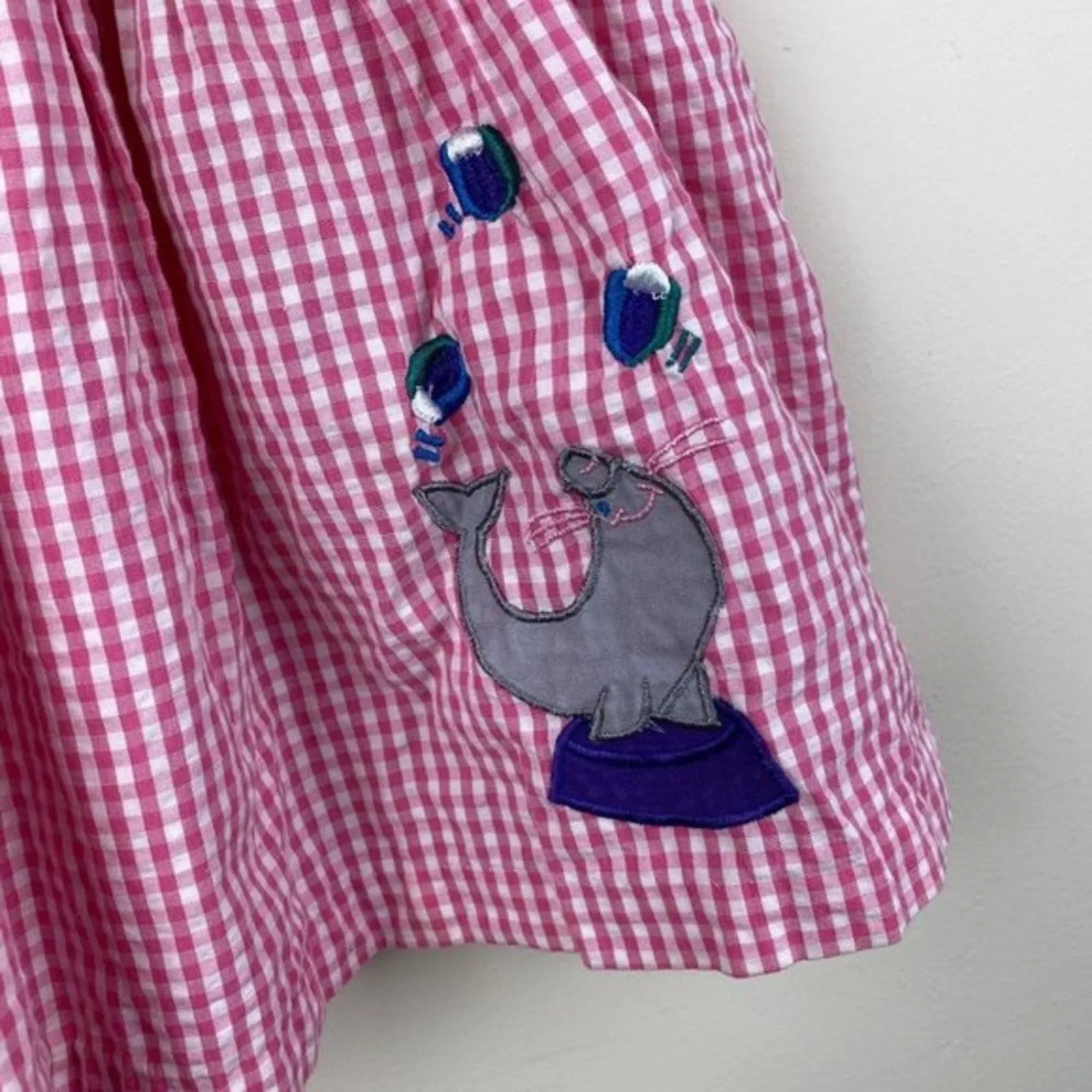 Worth Every Penny Vintage Samara Pink Gingham Seal Dress 24 Months  Limited Release!
