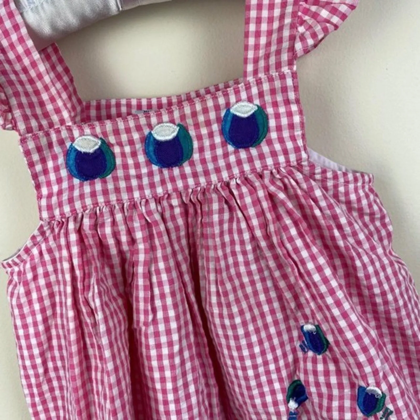 Worth Every Penny Vintage Samara Pink Gingham Seal Dress 24 Months  Limited Release!